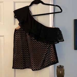 Off the shoulder crochet top